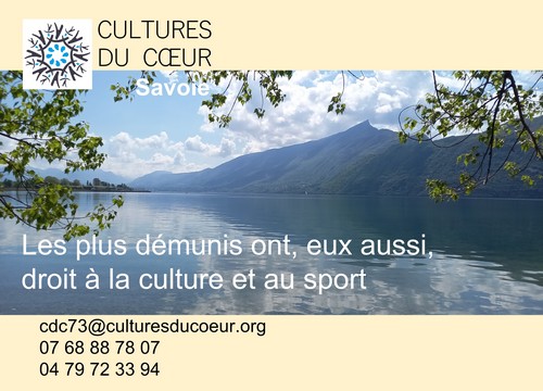 Info Cultures du Coeur Savoie